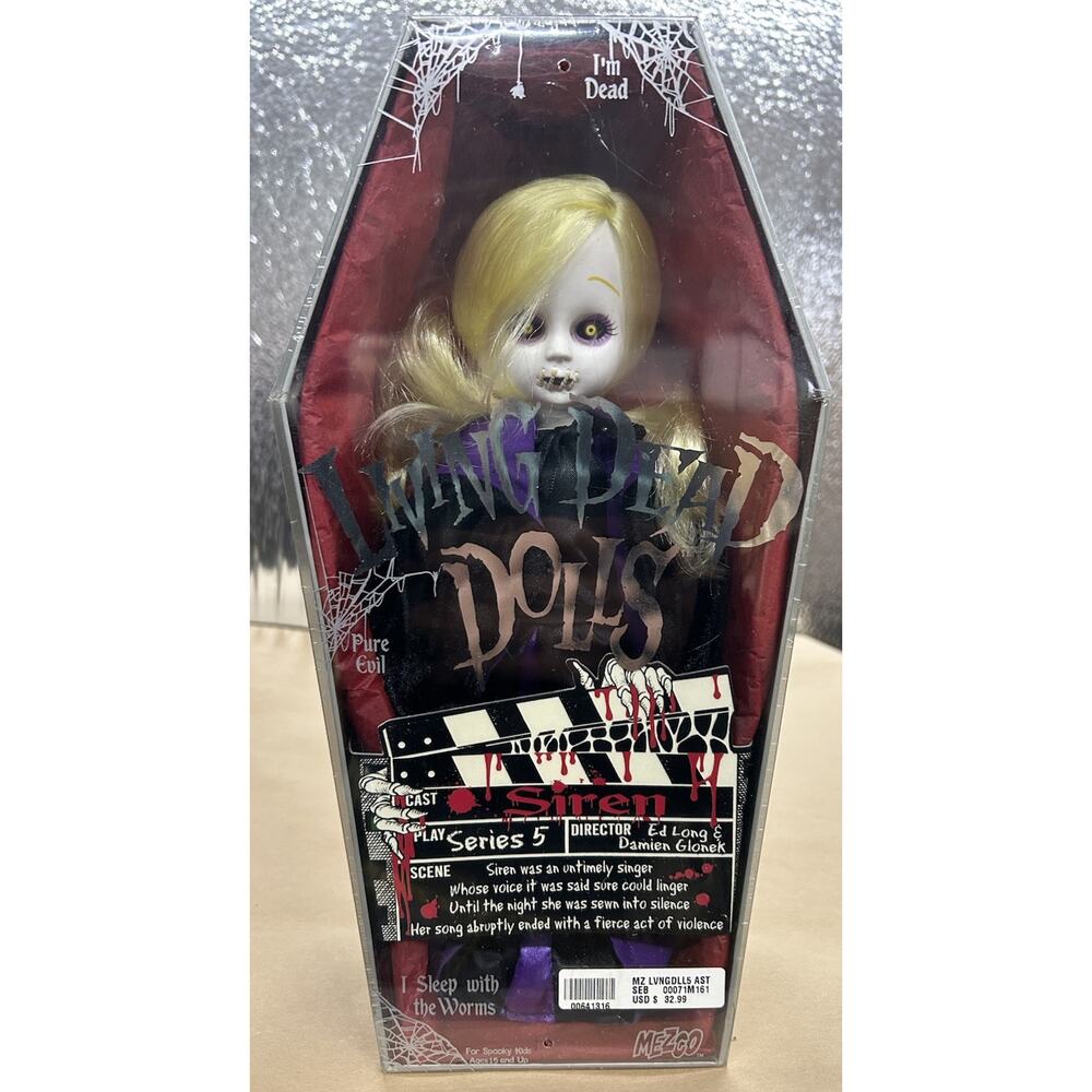 Mezco Toyz 2000 Living Dead Dolls - SIREN - Series 5 New Sealed